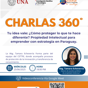 Charla: Propiedad Intelectual para emprender con                         estrategia en Paraguay